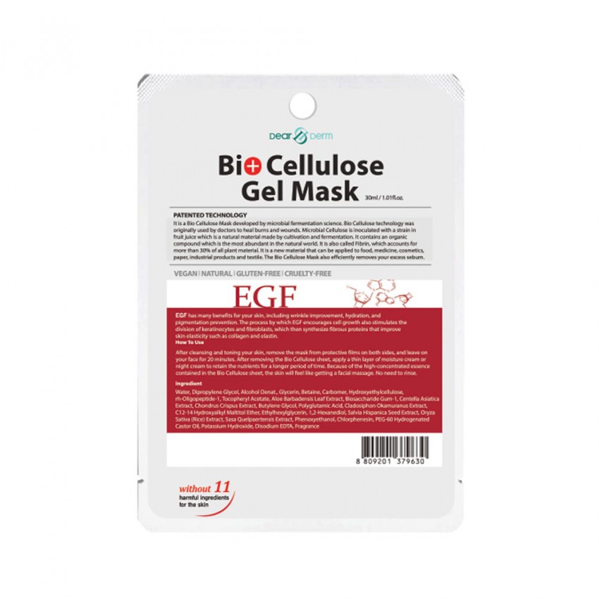 Dearderm Bio Cellulose Gel Mask - EGF